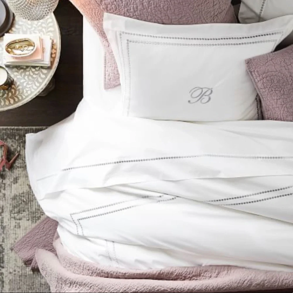 Pottery Barn Pearl Organic Percale King Sham
